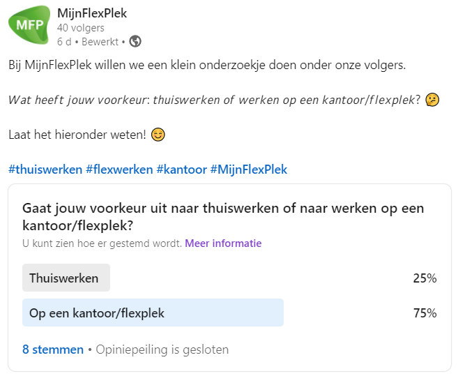 Poll MijnFlexPlek